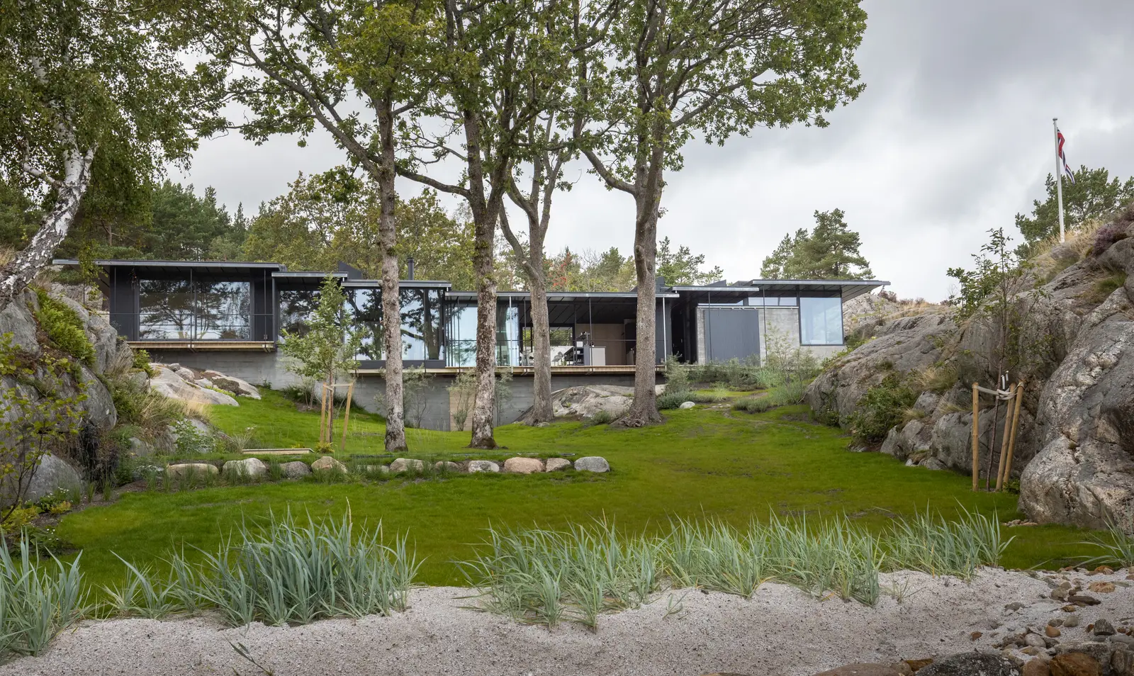 Furøya, Lillesand, Norge — Reynaers Hi-Finity, CF 68 og Slimline 38