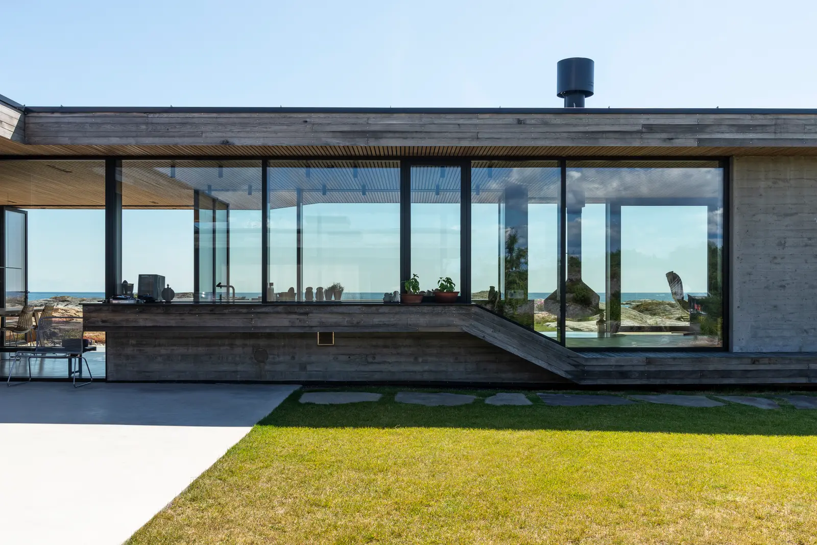 Placebo, Risør, Norge — Reynaers CF 68 foldedører, CW 50 fasade og Slimline 38 vinduer (bilde 6 av 8)